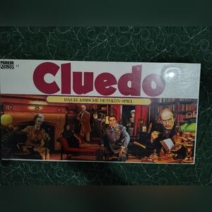 Cluedo – classic detective game Vintage board game by Parker - German Edition